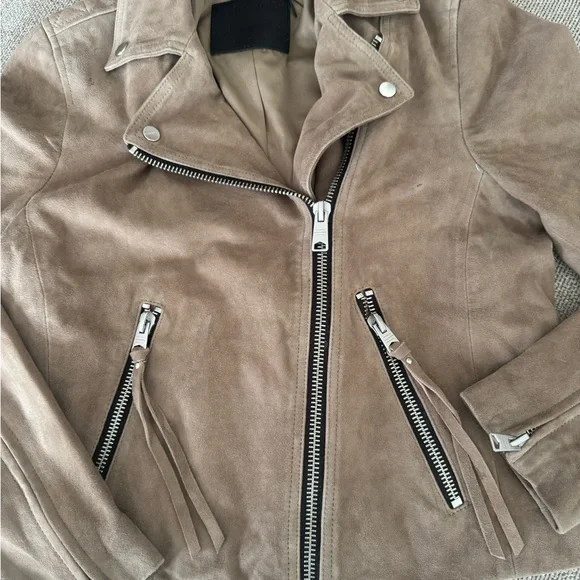 ALLSAINTS Dalby Moto Biker Suede jacket - Picture 3 of 11
